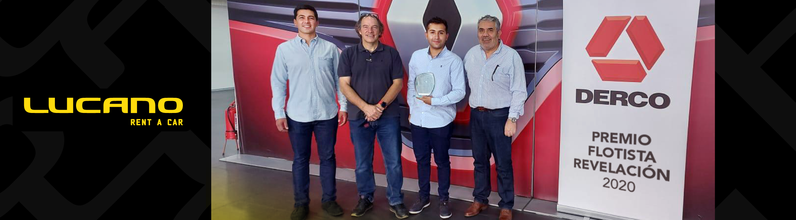 Lucano Rent a Car recibió el premio al “Flotista Revelación 2020” de DERCO