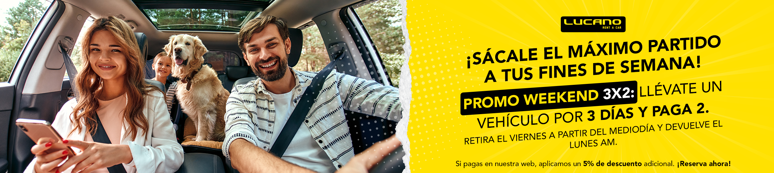 DISFRUTA DE TUS FINDES CON LA PROMO WEEKEND 3x2